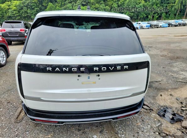 SALK1BE94SA322963 2025 LAND ROVER RANGE Белый Вид сзади