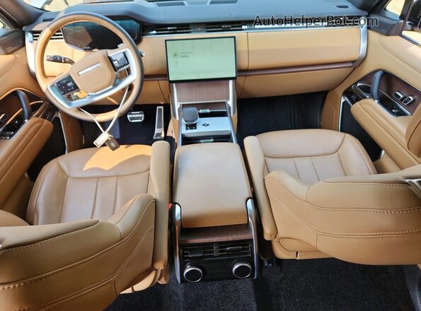 SALKP9E91SA297608 2025 LAND ROVER RANGE Gold Dashboard view