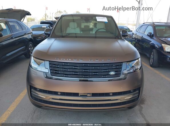 SALKP9E95SA275742 2025 LAND ROVER RANGE ROVER Brown Widok zestawu wskaźników