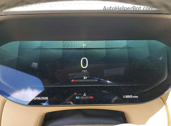 SALKP9FUXSA278395 2025 LAND ROVER RANGE Silver Instrument cluster view