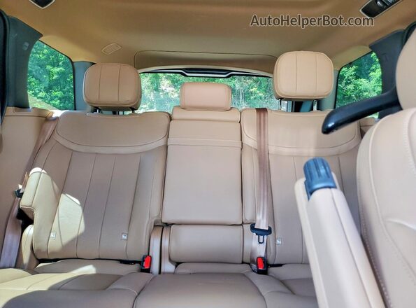 SALKP9FUXSA278395 2025 LAND ROVER RANGE Silver Rear seats view