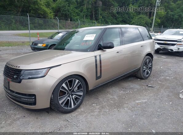 SALKPBE97SA256357 2025 LAND ROVER RANGE ROVER Gold Առջևի ձախ երեք քառորդ տեսարան