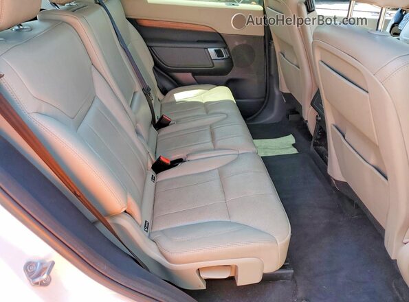 SALRG2RK1JA051031 2018 LAND ROVER DISCOVERY White უკანა სალონის ხედი