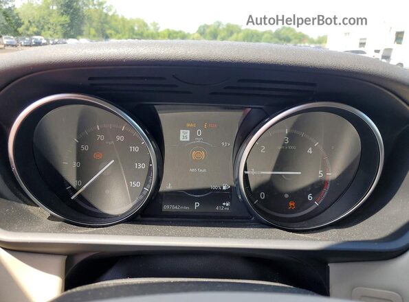 SALRG2RK1JA051031 2018 LAND ROVER DISCOVERY White ხელსაწყოთა პანელის ხედი