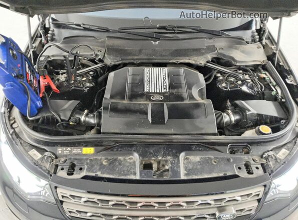 SALRG2RV0L2432618 2020 LAND ROVER DISCOVERY Black Вид підкапотного простору