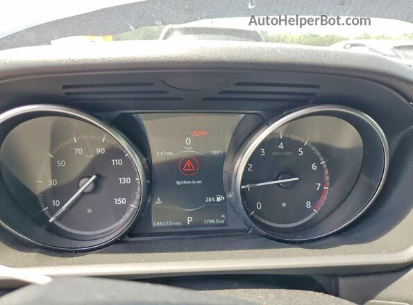 SALRG2RV1L2426469 2020 LAND ROVER DISCOVERY Черный Вид щитка приборов