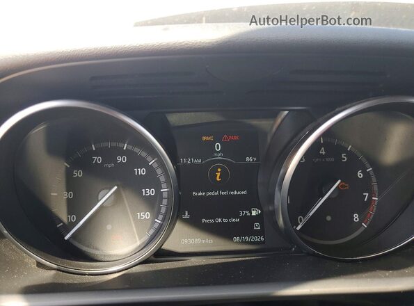 SALRG2RV2JA074926 2018 LAND ROVER DISCOVERY White ხელსაწყოთა პანელის ხედი