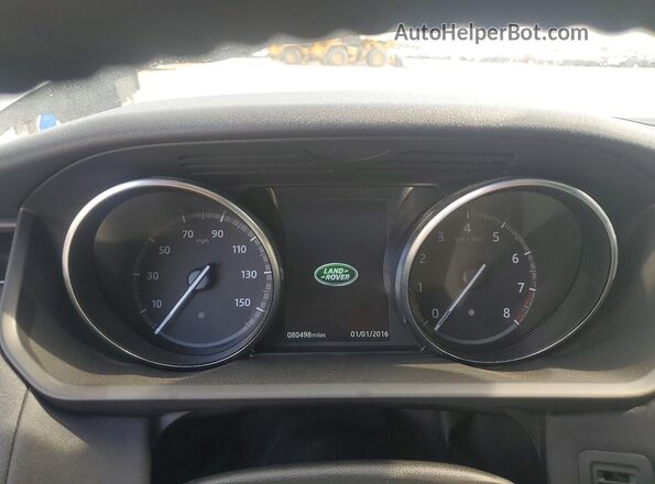 SALRG2RV6K2407933 2019 LAND ROVER DISCOVERY Silver Widok zestawu wskaźników