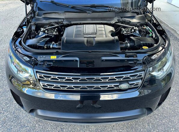 SALRG2RV6KA095182 2019 LAND ROVER DISCOVERY Black წინა პანელის ხედი