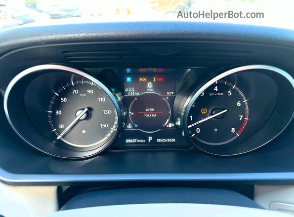 SALRG2RV6KA095182 2019 LAND ROVER DISCOVERY Black ხელსაწყოთა პანელის ხედი