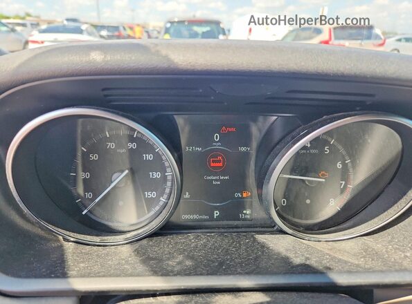 SALRG2RV7JA059046 2018 LAND ROVER DISCOVERY Black Вид щитка приладів