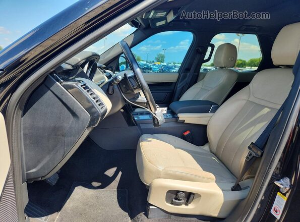 SALRG2RV7JA059046 2018 LAND ROVER DISCOVERY Black Вид салону спереду