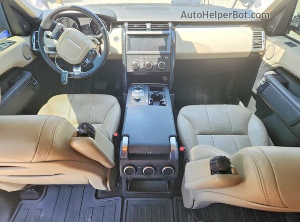 SALRG2RV7K2407715 2019 LAND ROVER DISCOVERY Blue Առջևի վահանակի տեսք