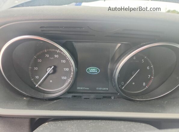 SALRG2RV8L2422161 2020 LAND ROVER DISCOVERY Черный Вид щитка приборов