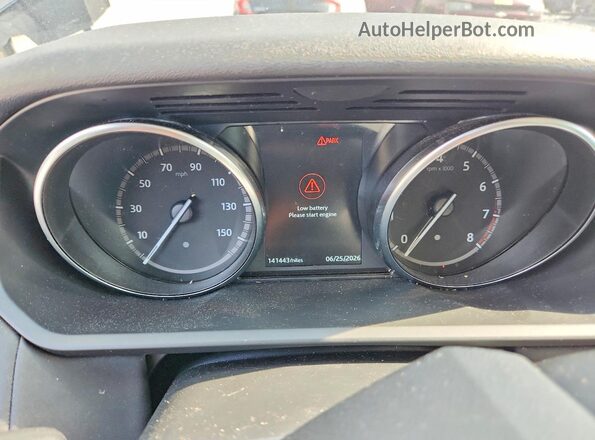 SALRG2RV9JA076138 2018 LAND ROVER DISCOVERY Black Widok zestawu wskaźników