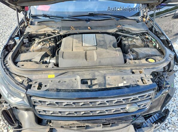 SALRG2RV9JA076138 2018 LAND ROVER DISCOVERY Black Widok komory silnika