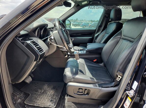 SALRG2RVXJA059039 2018 LAND ROVER DISCOVERY Черный Вид салона спереди
