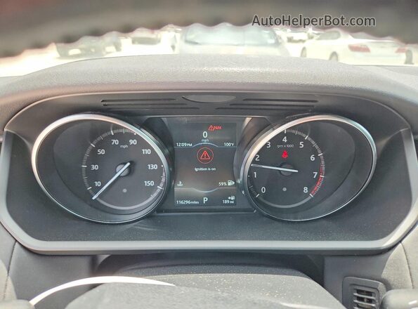 SALRG2RVXJA059039 2018 LAND ROVER DISCOVERY Черный Вид щитка приборов