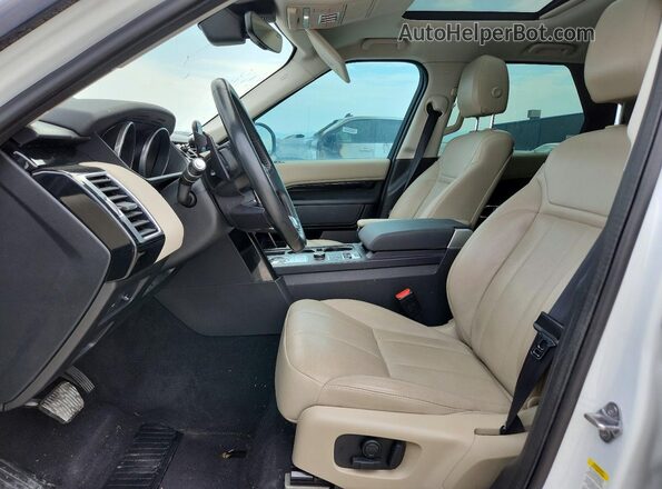 SALRGBBV1HA046989 2017 LAND ROVER DISCOVERY White Front interior view