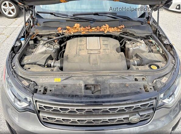 SALRGBBV8HA020079 2017 LAND ROVER DISCOVERY Gray წინა სალონის ხედი