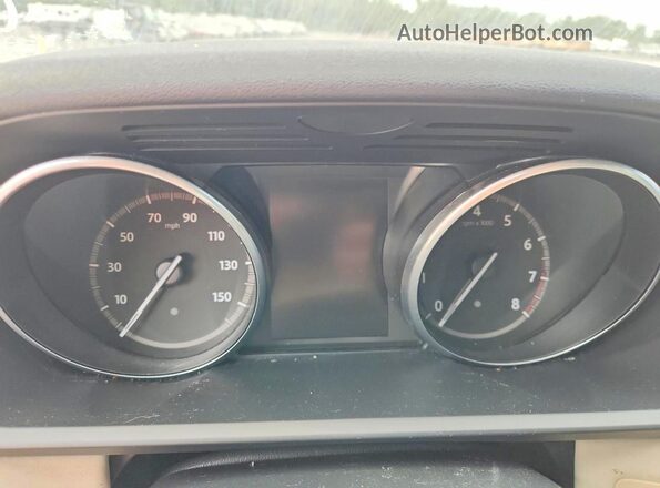 SALRGBBVXHA037322 2017 LAND ROVER DISCOVERY Tan ხელსაწყოთა პანელის ხედი