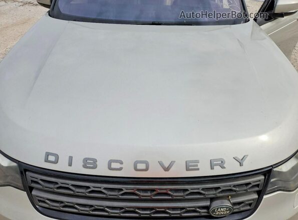 SALRGBBVXHA037322 2017 LAND ROVER DISCOVERY Tan ძრავის განყოფილების ხედი