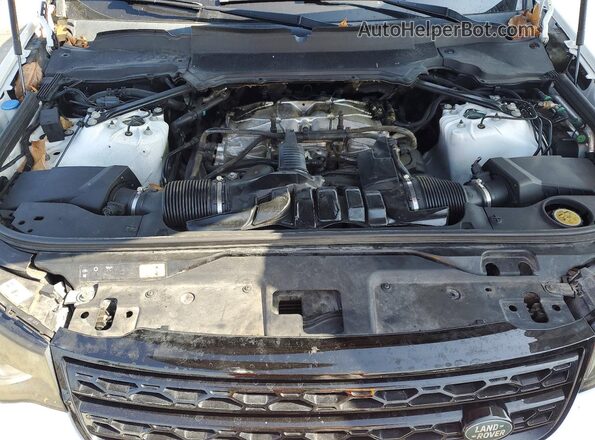 SALRHBBV4HA042304 2017 LAND ROVER DISCOVERY White Vista del compartimento del motor