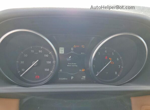 SALRHBBV5HA026709 2017 LAND ROVER DISCOVERY White ხელსაწყოთა პანელის ხედი