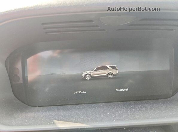 SALRJ2EX6P2482986 2023 LAND ROVER DISCOVERY Синий Вид щитка приборов