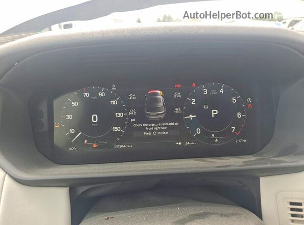SALRJ2RX2M2453359 2021 LAND ROVER DISCOVERY Black Instrument cluster view