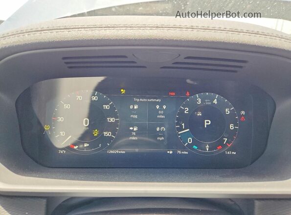SALRL2EX3R2488953 2024 LAND ROVER DISCOVERY Blue ხელსაწყოთა პანელის ხედი