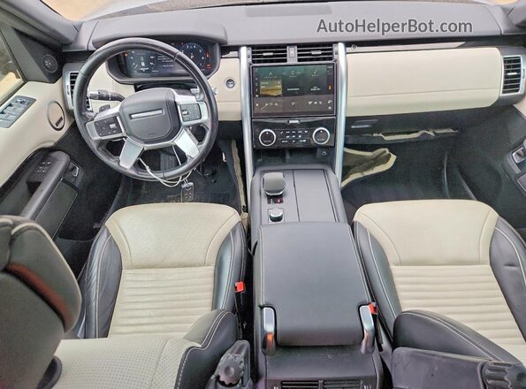 SALRM4RU5M2450593 2021 LAND ROVER DISCOVERY Blue Dashboard view