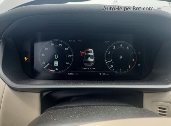 SALRR2RV1K2401984 2019 LAND ROVER DISCOVERY Gray Vista del cuadro de instrumentos