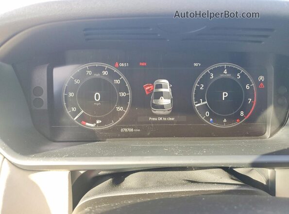 SALRR2RV2JA049518 2018 LAND ROVER DISCOVERY Белый Вид щитка приборов