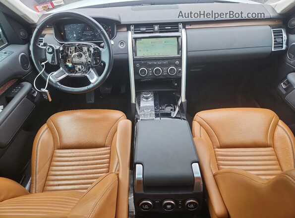 SALRR2RV3K2400173 2019 LAND ROVER DISCOVERY White Вид панелі приладів