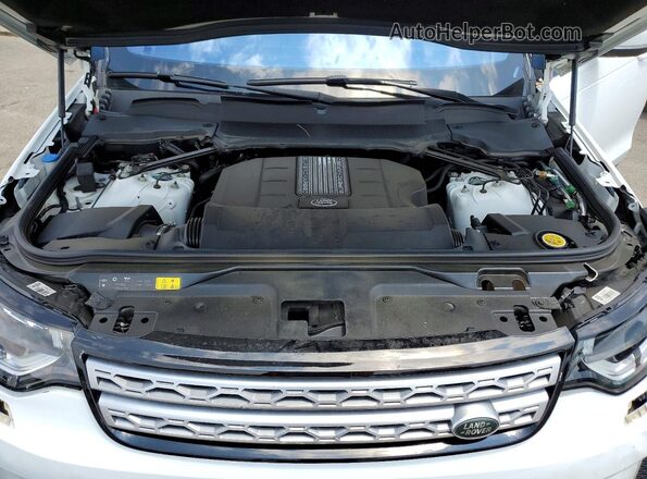 SALRR2RV7JA079100 2018 LAND ROVER DISCOVERY White Vista del compartimento del motor