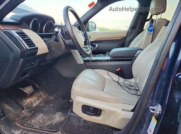 SALRRBBK9HA039871 2017 LAND ROVER DISCOVERY Blue Dashboard view