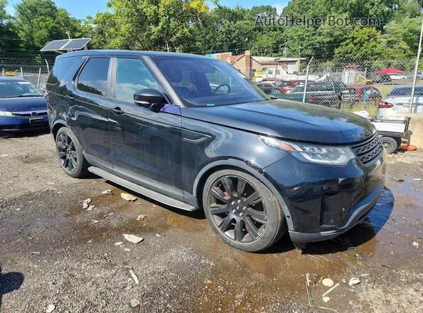 SALRRBBV6HA044181 2017 LAND ROVER DISCOVERY Черный Вид салона спереди