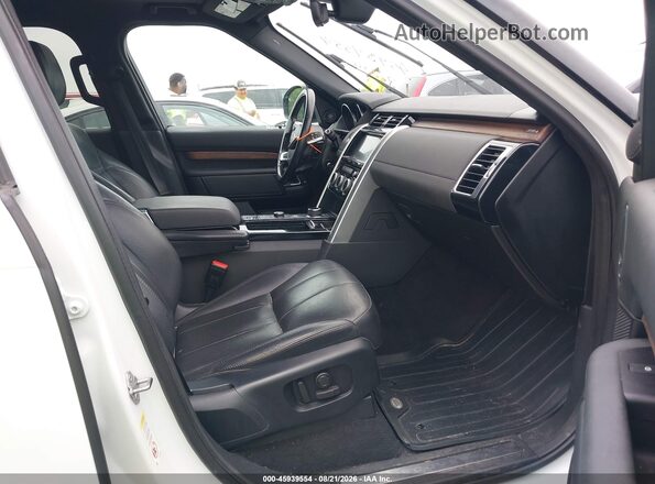 SALRRBBV7HA046909 2017 LAND ROVER DISCOVERY White Widok wnętrza z przodu