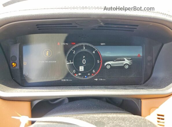 SALRT2RK8JA054634 2018 LAND ROVER DISCOVERY Blue Widok zestawu wskaźników