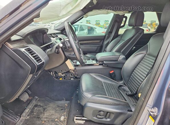 SALRT2RV3K2402426 2019 LAND ROVER DISCOVERY Blue Widok wnętrza z przodu
