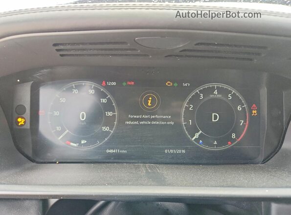 SALRT2RV3K2402426 2019 LAND ROVER DISCOVERY Blue Widok zestawu wskaźników