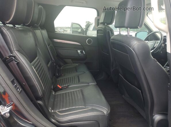 SALRTBBV0HA017379 2017 LAND ROVER DISCOVERY Black Հետևի նստատեղերի տեսք