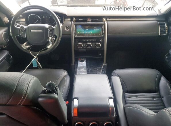 SALRTBBV0HA017379 2017 LAND ROVER DISCOVERY Black Առջևի վահանակի տեսք