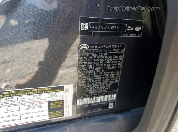 SALRU2RV2L2419958 2020 LAND ROVER DISCOVERY Black Вид підкапотного простору