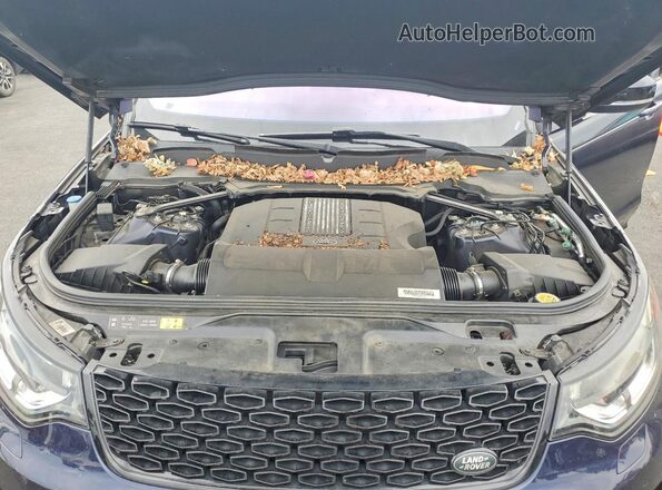 SALRU2RV7L2425920 2020 LAND ROVER DISCOVERY Blue ძრავის განყოფილების ხედი