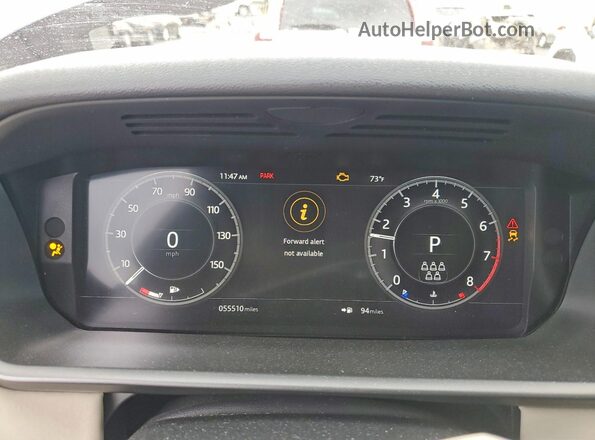 SALRU2RV7L2425920 2020 LAND ROVER DISCOVERY Blue ხელსაწყოთა პანელის ხედი