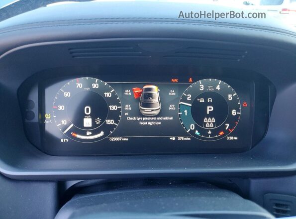 SALRW4EU0R2494444 2024 LAND ROVER DISCOVERY Black Սարքավորումների վահանակի տեսք