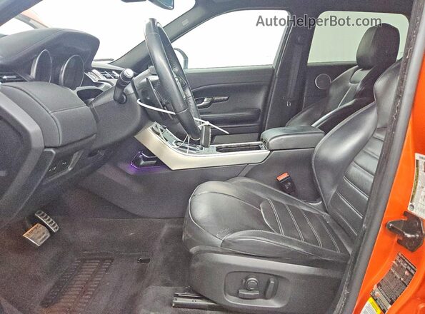 SALVD2BG2HH191975 2017 LAND ROVER RANGE Orange Vista interior delantera