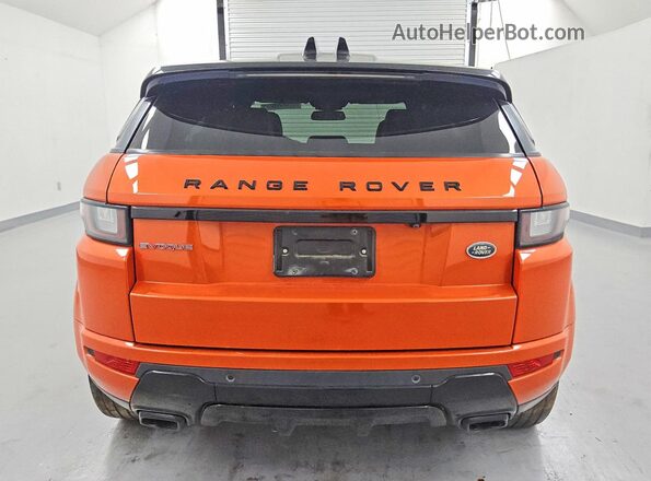 SALVD2BG2HH191975 2017 LAND ROVER RANGE Orange Vista trasera
